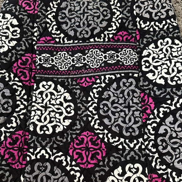 Vera Bradley Black, Pink, and Gray Patterned Tote - Picture 2 of 7
